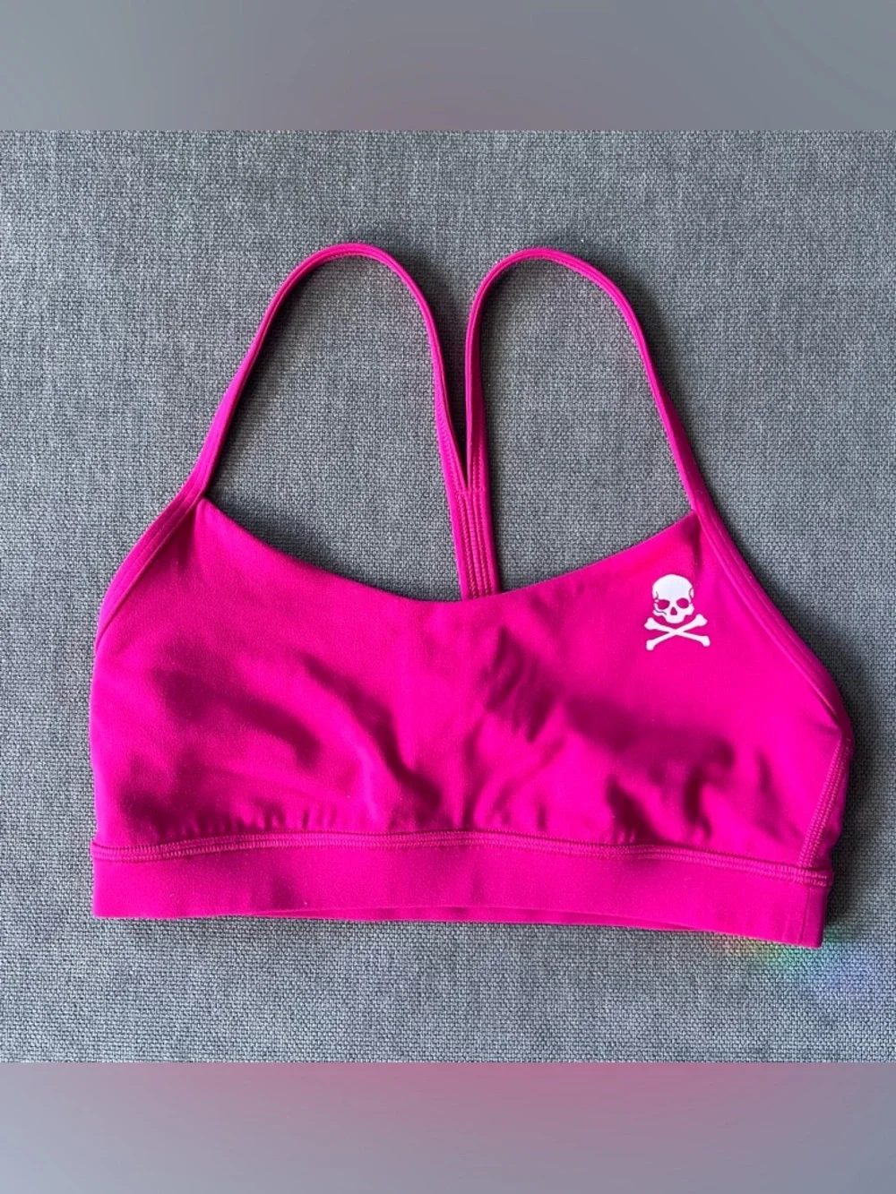 Lululemon Flow Y Nulu Bra *Light Support, A–C Cups Sonic‎ Pink 6 Soulcycle